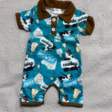 HOWDY COWBOY -SHORTIE Clothing Aier Size: 0-3 months