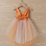 Peach dress for baby girl