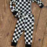 CHECKER JOGGER SET