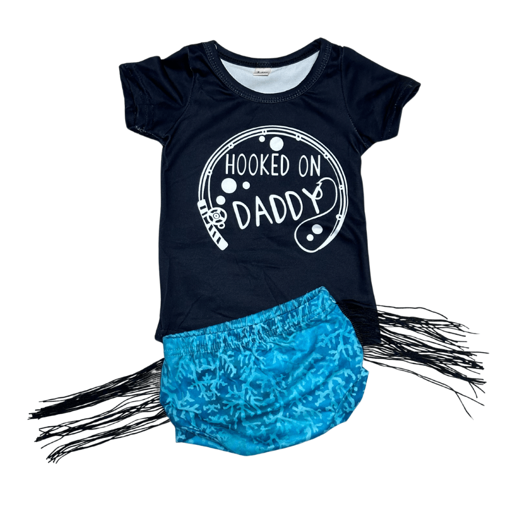 HOOKED ON DADDY Clothing Kidscharm Size: 3-6 months